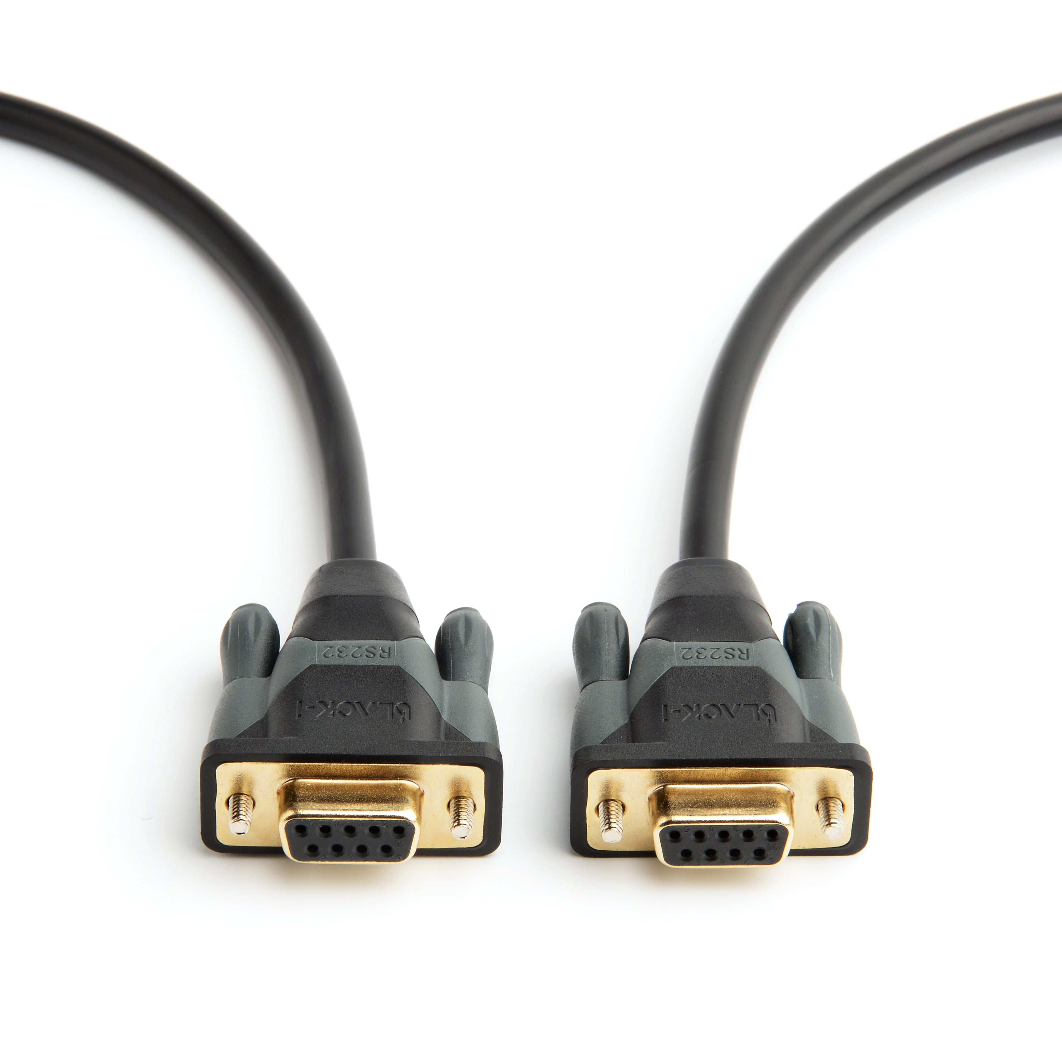 Black-i 9 Pin Serial RS232 Female to Female Cross 1.8M Cable