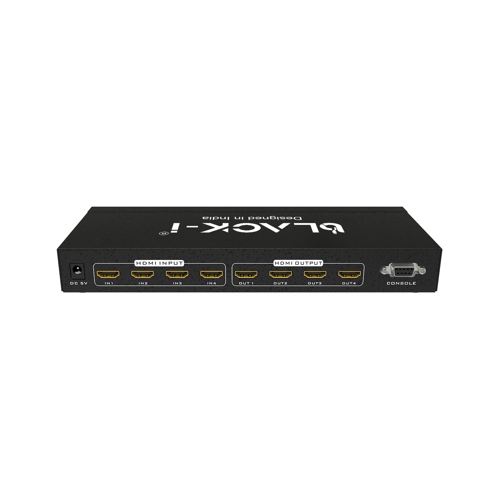 Black-i HDMI 4 Input 4 Output Matrix Switch – Versatile Control for Enhanced Multimedia Integration